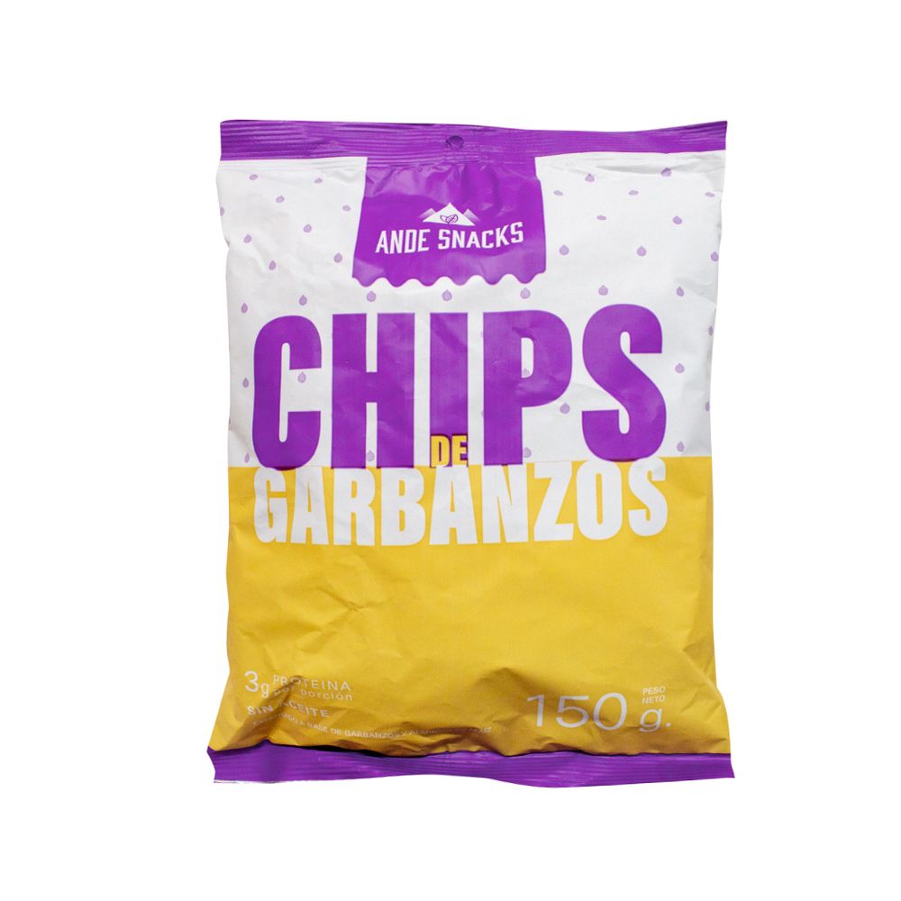 Chips de Garbanzo Ande Snacks 150 g florayfauna