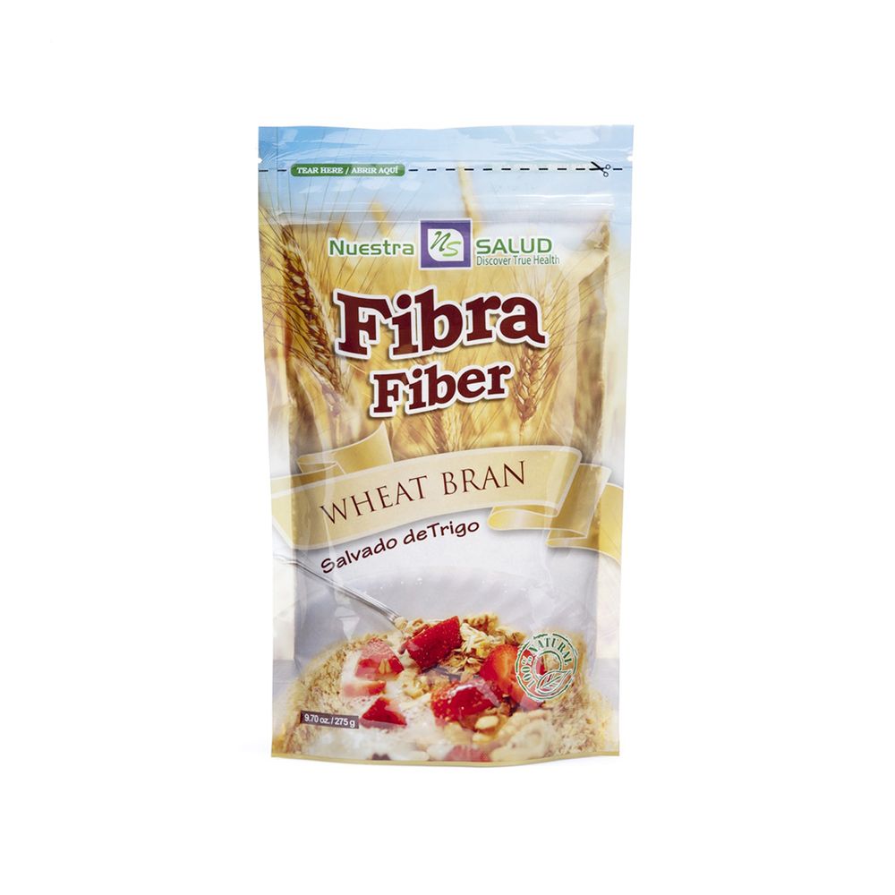 Fibra De Salvado De Trigo Nuestra Salud 275 G Florayfauna 5002